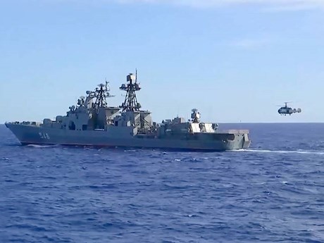 ASEAN, Russia hold first joint naval drill